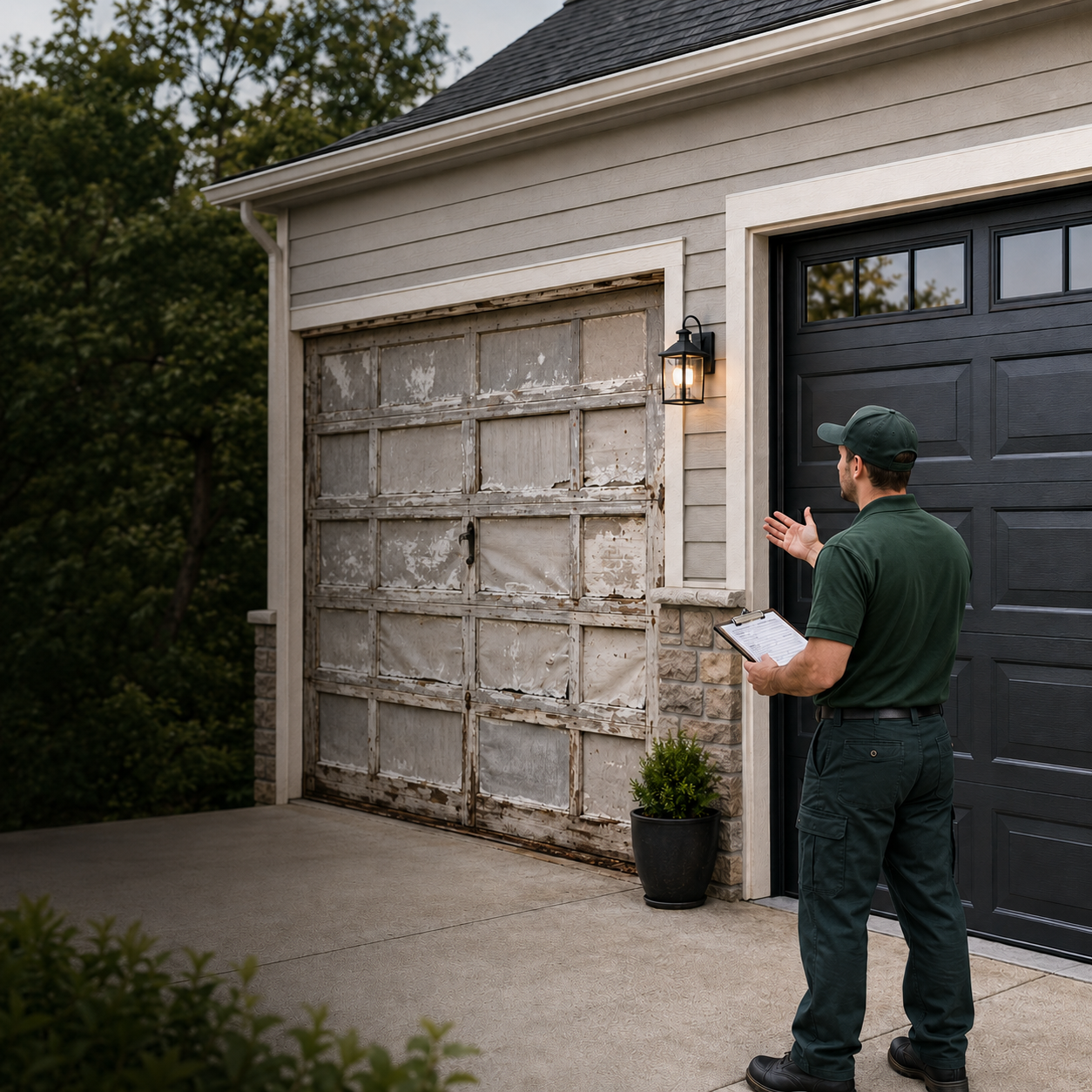 Residential garage door service in Farmington Hills MI